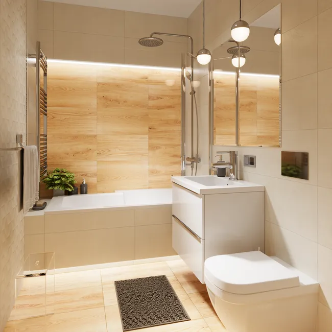 Bateria umywalkowa chrom Hilio Sensea