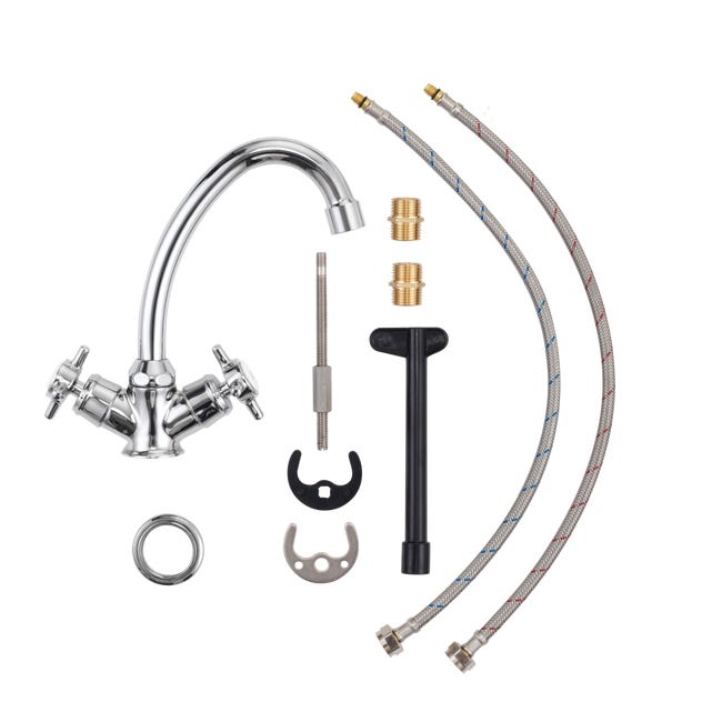 Bateria umywalkowa chrom Mauna Sensea