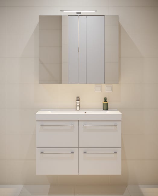 Bateria umywalkowa chrom Mycube L Hansgrohe