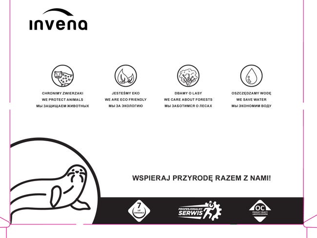 Bateria umywalkowa chrom Stone Plus Invena