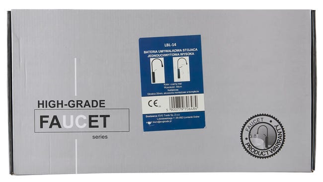 Bateria umywalkowa czarna LBL-14 Evg Trade