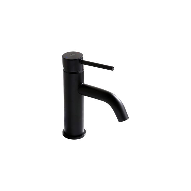 Bateria umywalkowa czarna Lungo Rea