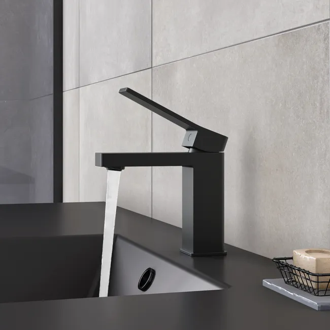 Bateria umywalkowa czarna Studio Sensea