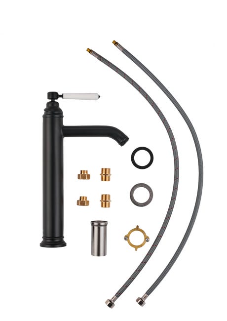 Bateria umywalkowa czarna wysoka Charm Sensea