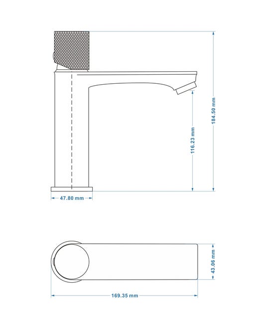 Bateria umywalkowa wysoka Sovo BJJ204 Sea-Horse