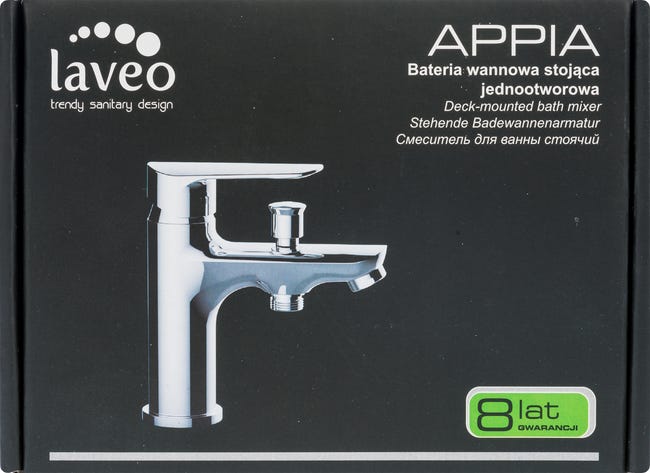 Bateria wannowa chrom Appia Laveo