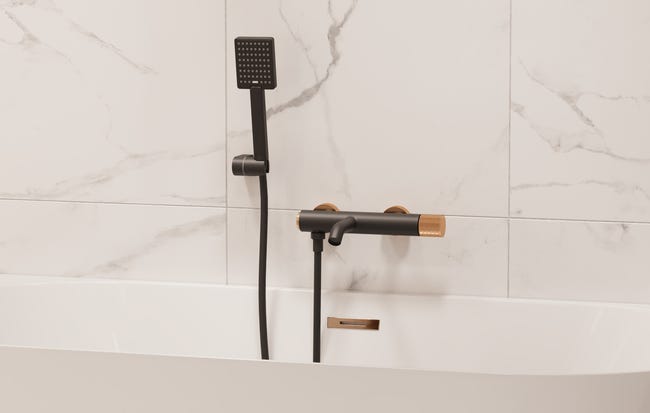 Bateria wannowa czarna Starlight Invena