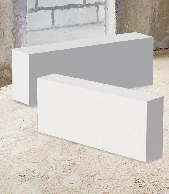 Beton komórkowy bloczek Termobet Biały 59 x 12 x 24 cm Prefabet - Łagisza