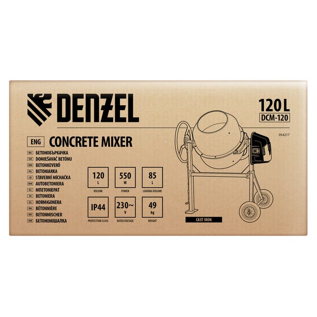 Betoniarka 125L 550W Denzel