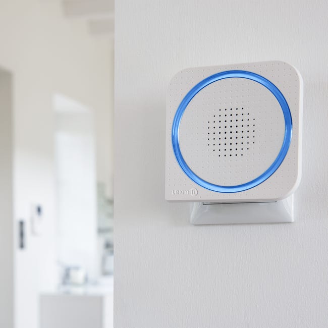 Bezprzewodowy gong drzwiowy 308W biały LEXMAN