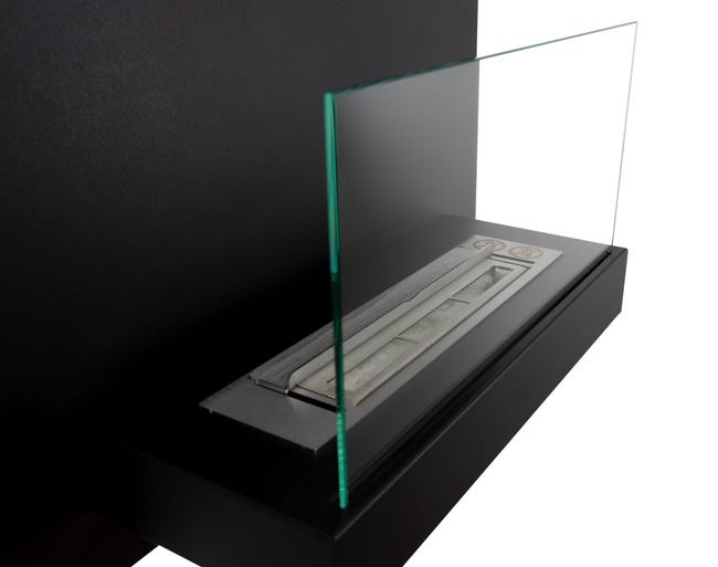 Biokominek wiszący Board czarny