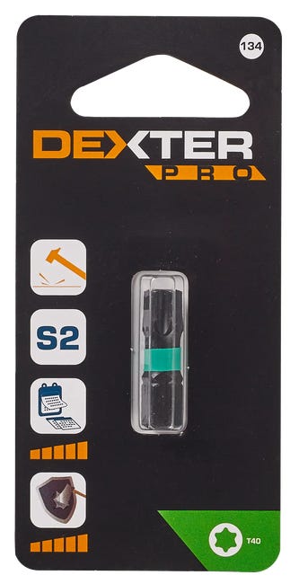 Bit udarowy T40 25 mm 1 szt. DEXTER PRO