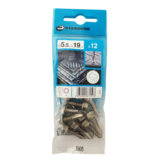 Blachowkręt 5.5 x 19 mm 12 szt. Standers