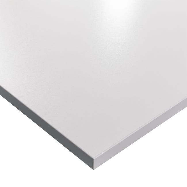 Blat do biurka stolika laminowany szary 180 x 95 cm Kolm