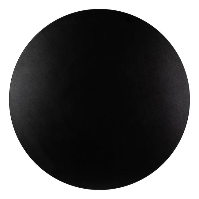 Blat do stolika laminowany okrągły czarny 68 cm Kolm