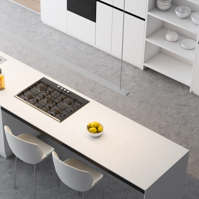 Blat kuchenny kompaktowy white stone 407c Biuro Styl