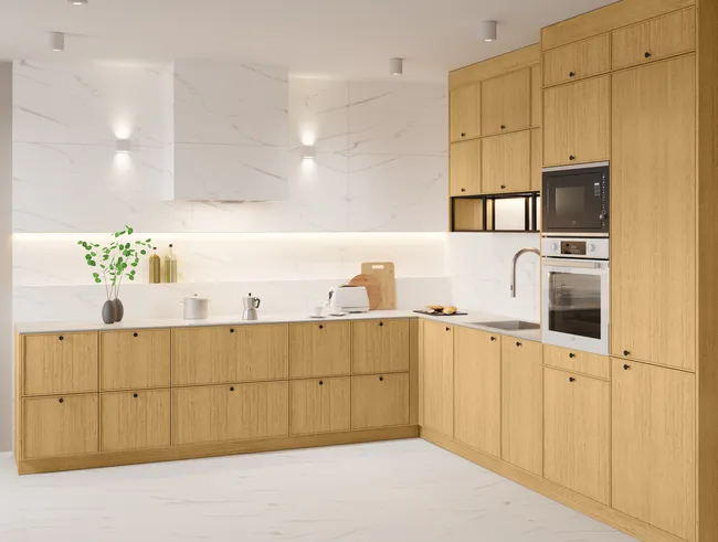 Blat kuchenny kompaktowy white stone 407c Biuro Styl