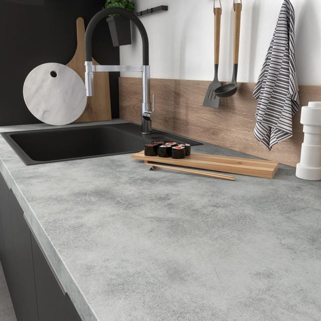 Blat kuchenny laminowany beton Delinia