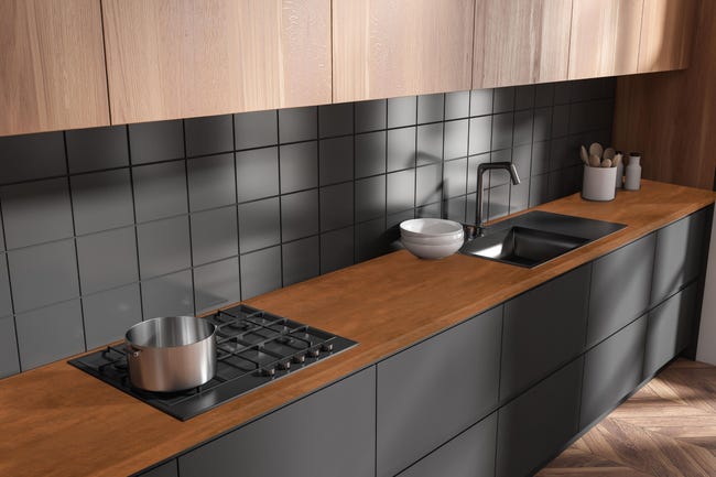 Blat kuchenny laminowany corten 195S 305 cm Biuro Styl