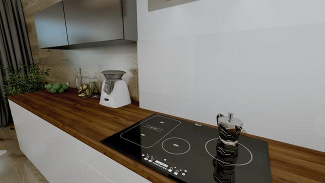Blat kuchenny laminowany orzech bergamo 363S 305 cm Biuro Styl