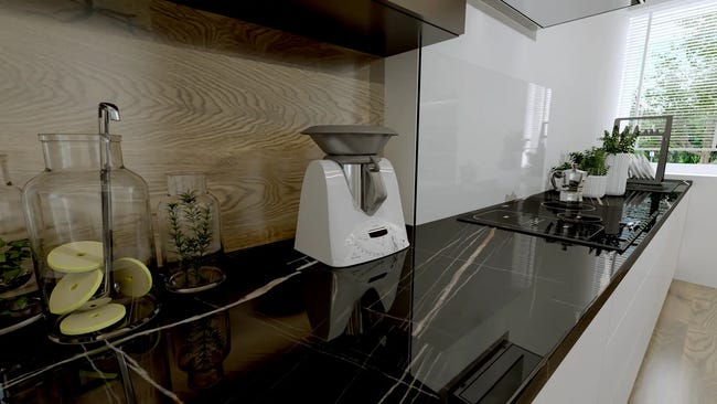 Blat kuchenny laminowany sahara noir 781W 305 cm Biuro Styl
