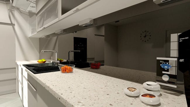 Blat kuchenny laminowany terazzo grey 152S Biuro Styl