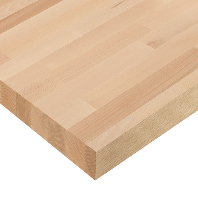 Blat kuchenny stołowy drewniany buk surowy 140 cm ICF Wood