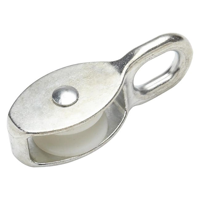 Bloczek-kółko-rolka do liny 7 mm 50 kg z uchem Standers