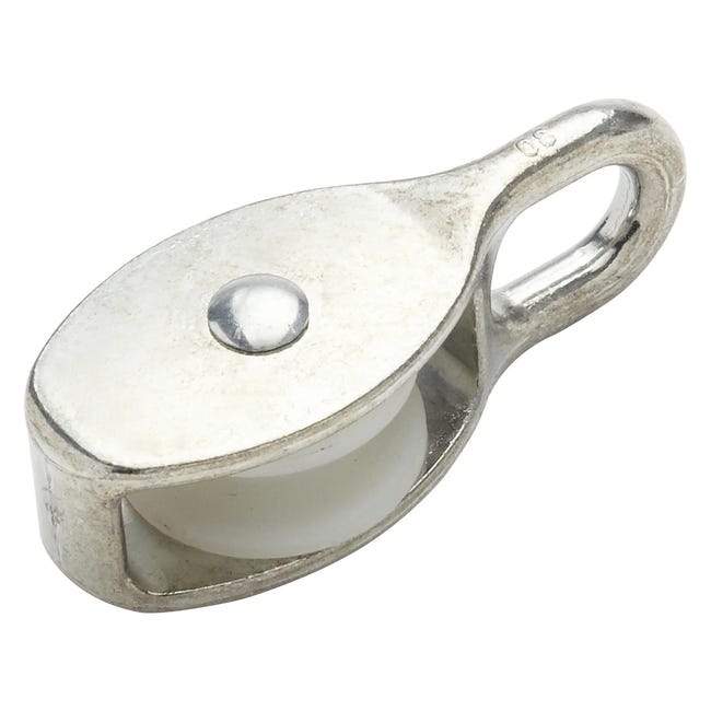 Bloczek-kółko-rolka do liny 8 mm 100 kg z uchem Standers