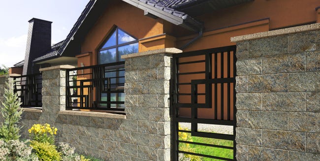 Bloczek murkowy 36x20x14.4 cm kremowy/piryt/piryt Gorc Joniec