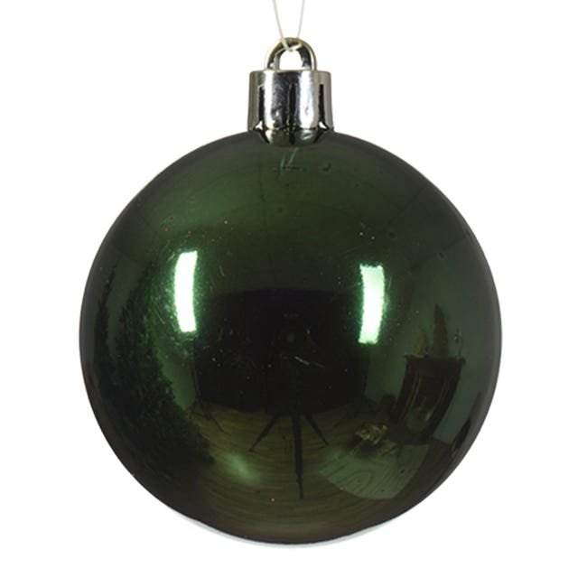 Bombki plastikowe 7cm 30 szt. różne kolory wzory komplet mix