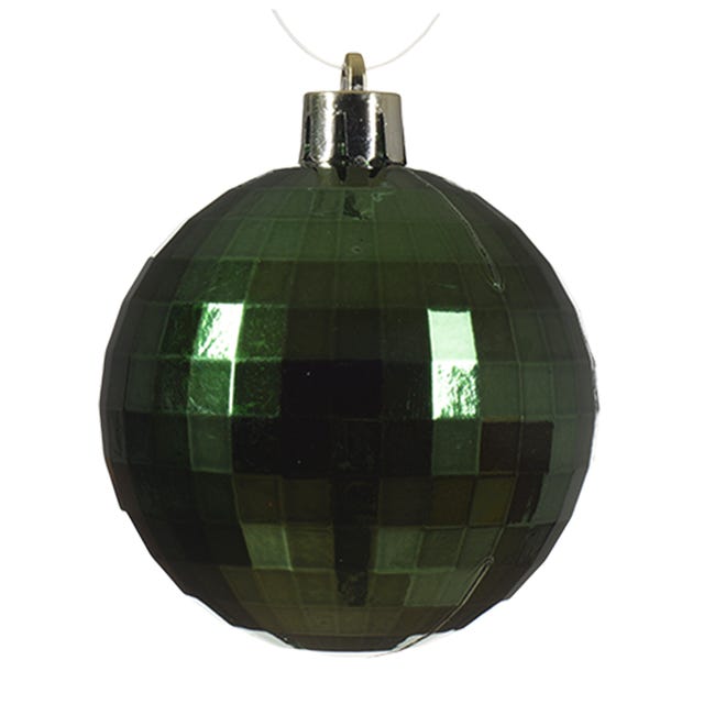Bombki plastikowe 7cm 30 szt. różne kolory wzory komplet mix