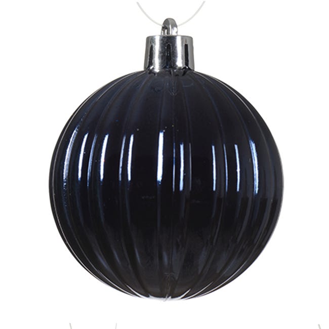 Bombki plastikowe 7cm różne kolory wzory mix