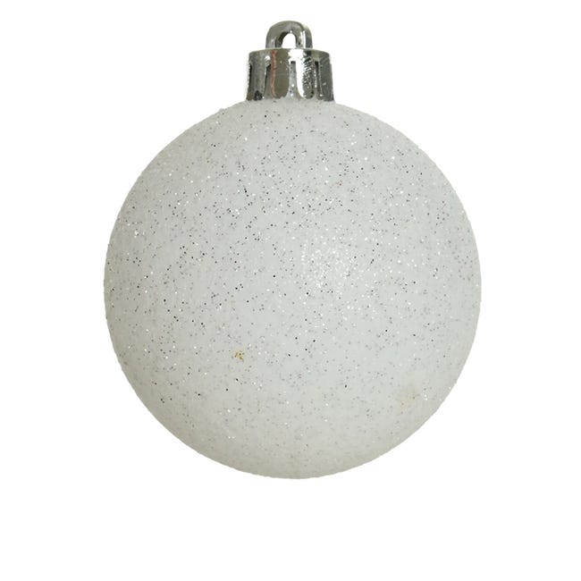 Bombki plastikowe 8 cm 33szt. różne kolory