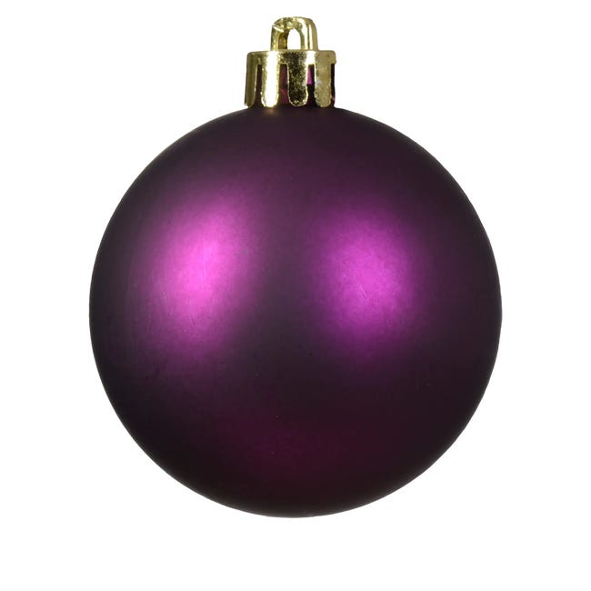 Bombki plastikowe tuba 67cm 3 kolory dekorowane