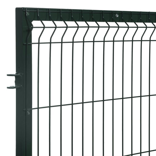 Brama dwuskrzydłowa Stark 3D 4x1,2 m zielona Polbram