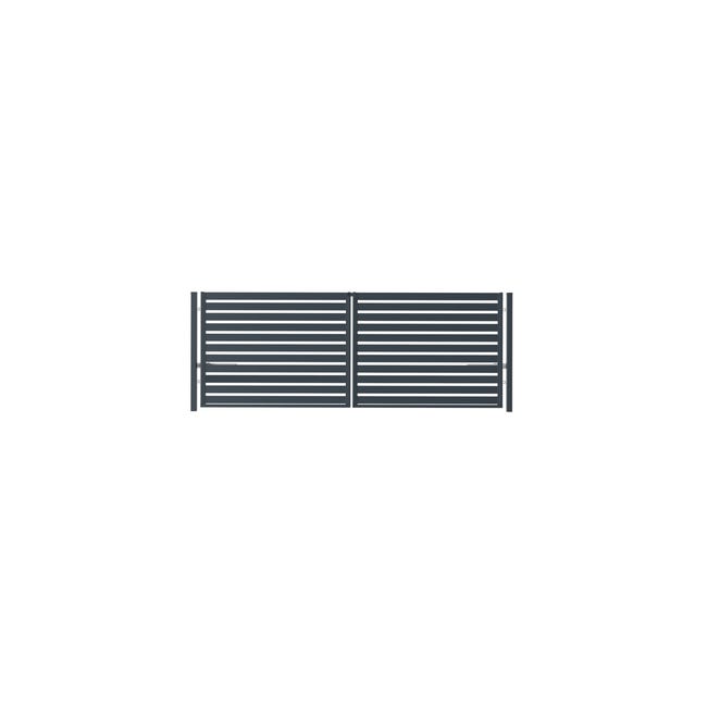 Brama dwuskrzydłowa Szafir Element 4x1,5 m automat Polargos