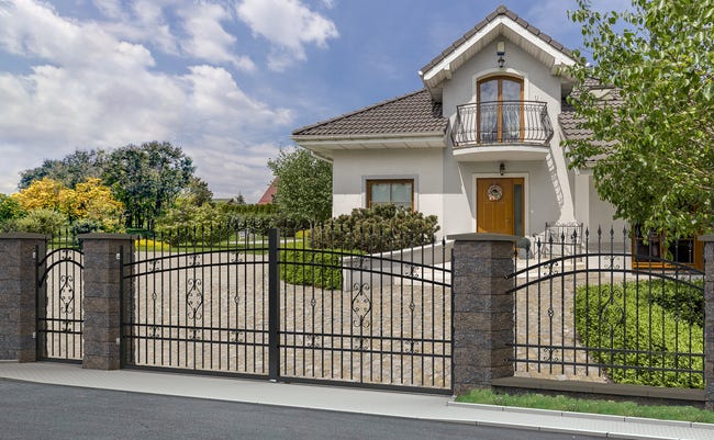 Brama dwuskrzydłowa Verona 4x1,6m inteligentna Polbram