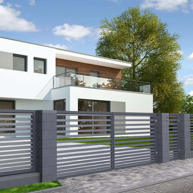 Brama przesuwna Bali II 5x1,5 m lewa Polbram