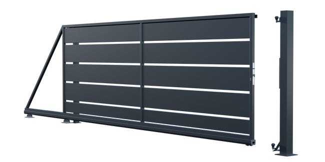 Brama przesuwna Opal 4x1,49 m lewa Polargos
