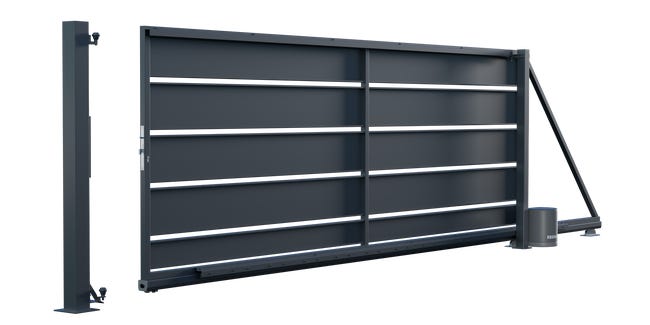 Brama przesuwna Opal 4x1,49 m lewa automat Polargos