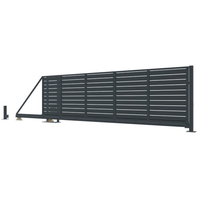 Brama przesuwna Salerno 4x1,5 m lewa automat Jarmex
