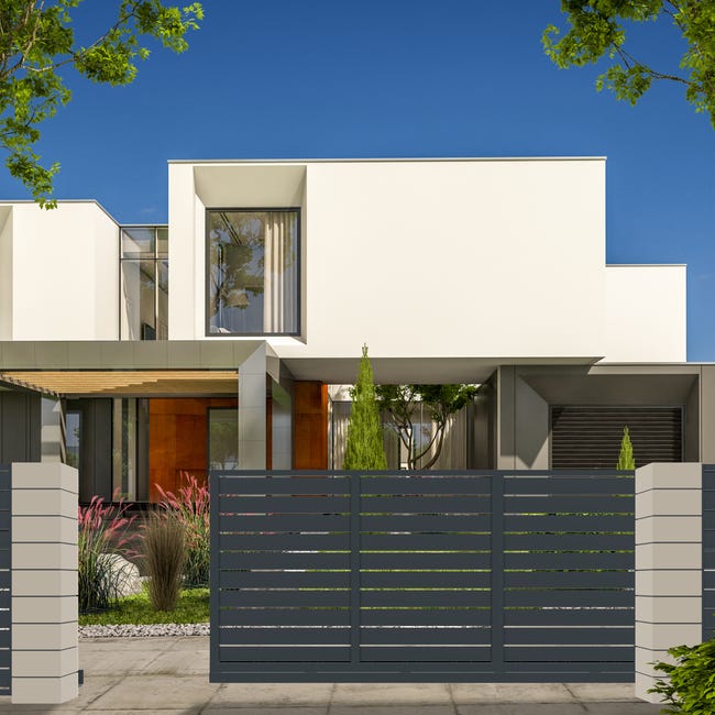 Brama przesuwna Salerno 4x1,5 m prawa Jarmex