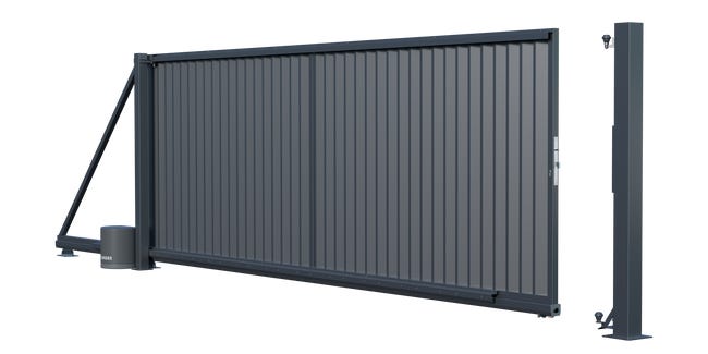 Brama przesuwna Topaz 4x1,49 m lewa automat Polargos