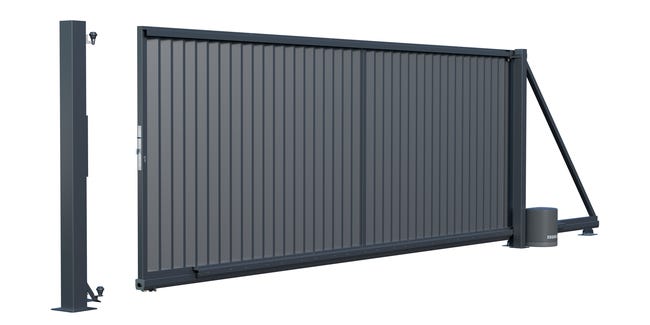 Brama przesuwna Topaz 4x1,49 m prawa automat Polargos