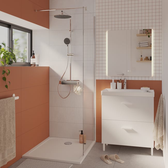 Brodzik do kabiny prysznicowej płaski Easy 70 x 120 Sensea
