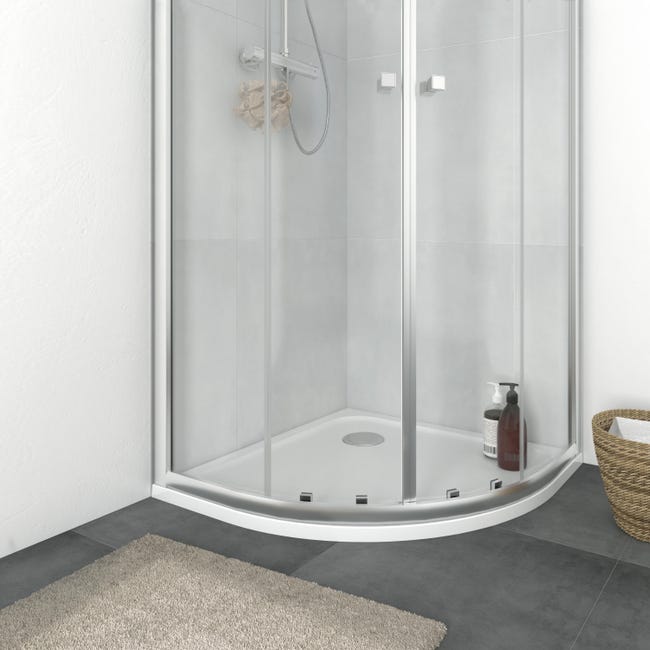 Brodzik do kabiny prysznicowej płaski Easy 80 x 80 cm Sensea