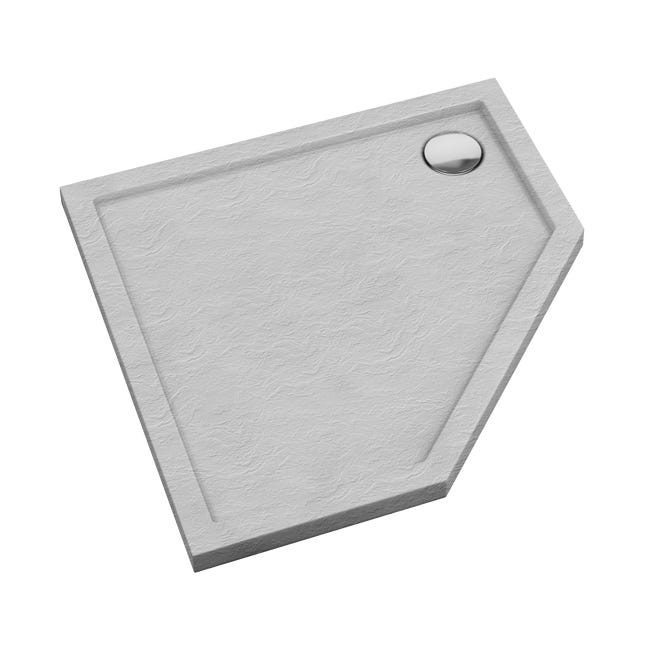 Brodzik do kabiny prysznicowej płaski Ipsilon 80 x 80 x 5 cm Sensea