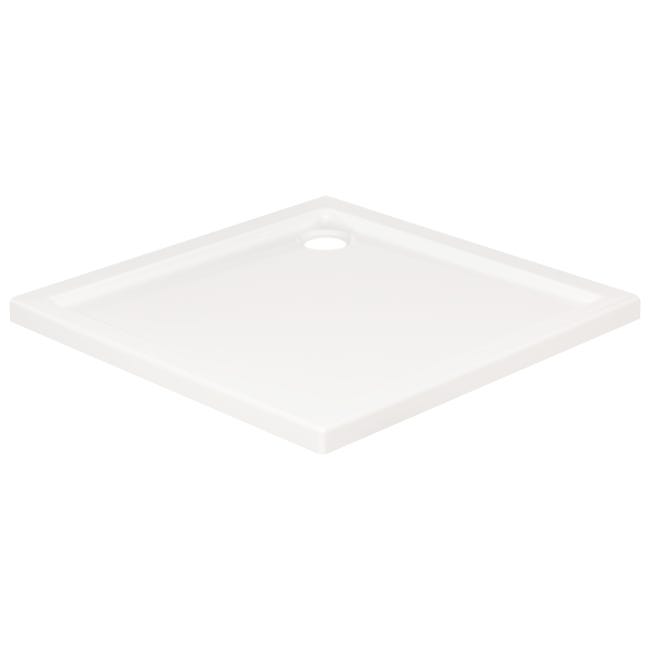 Brodzik do kabiny prysznicowej płaski Ipsilon 90 x 90 cm Sensea
