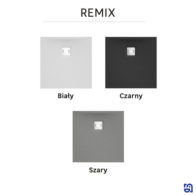 Brodzik do kabiny prysznicowej płaski Remix 90 x 140 Sensea